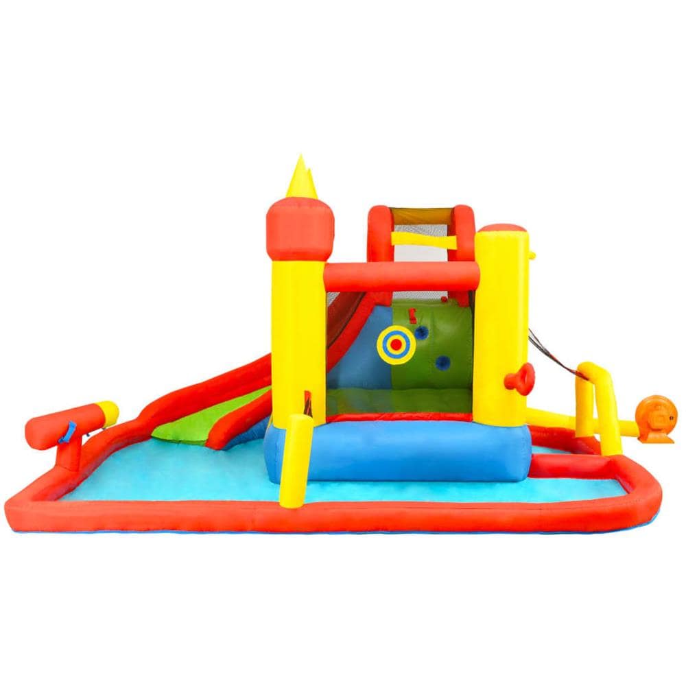 Gonfiabile con Scivolo e Piscina 410x385x220 cm PVC - Foto 7