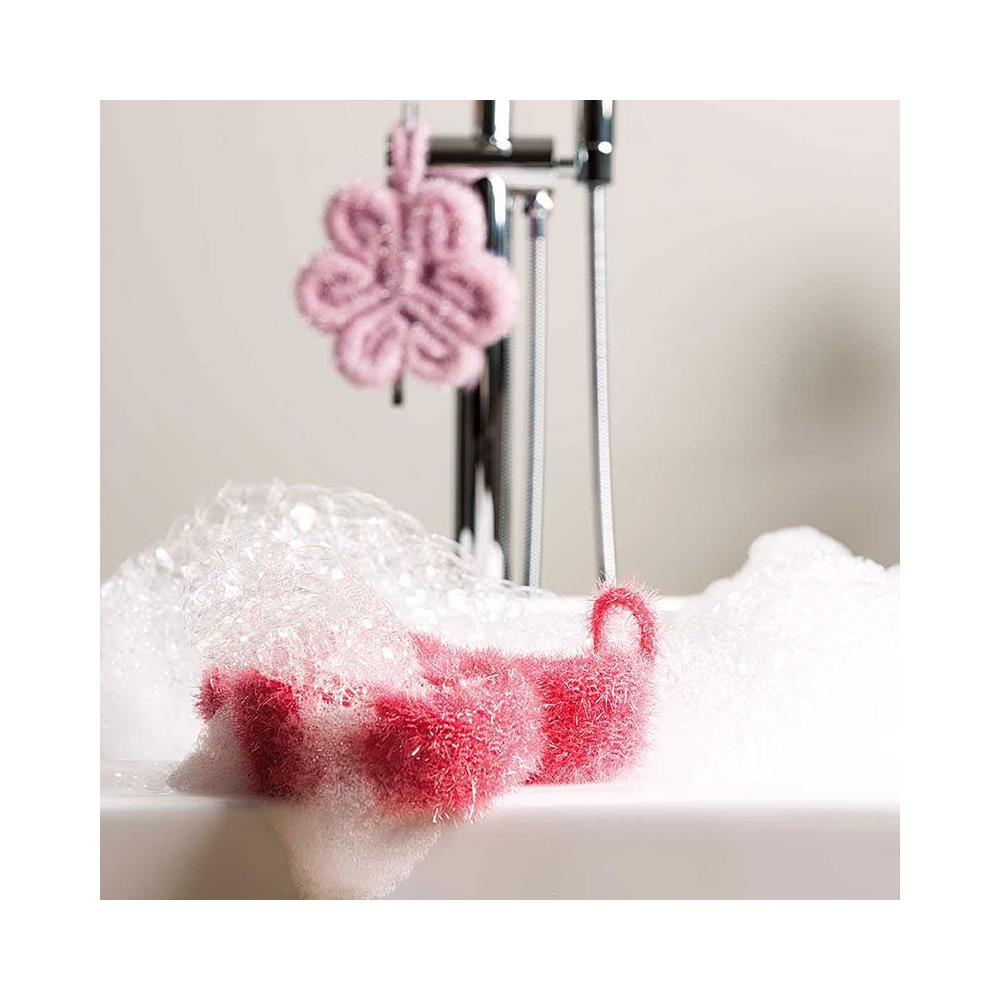 Sfera Di Filo Per Spugna Creativa - Bolla Creativa - Fucsia - Foto 2