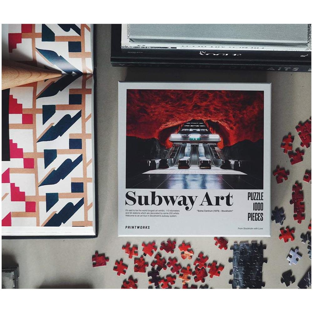 Puzzle Subway Art Fire Stoccolma 1000 Pz - Foto 2