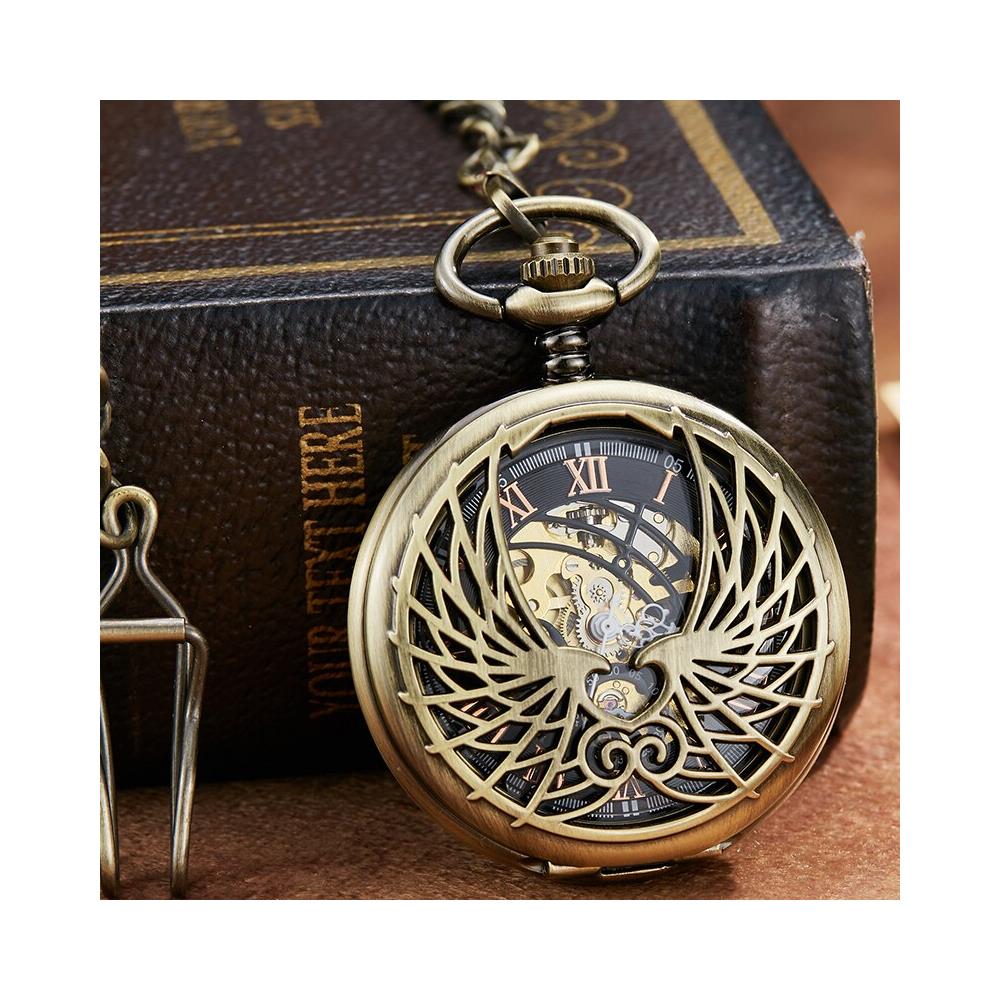 Orologio da taschino scolpito classico Orologio da polso Fob