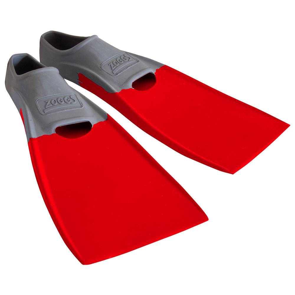 Long Blade Rubber Fins 33/34 Rosso - Foto 1