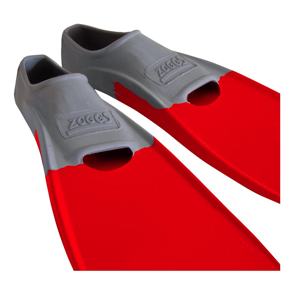 Long Blade Rubber Fins 33/34 Rosso - Foto 3
