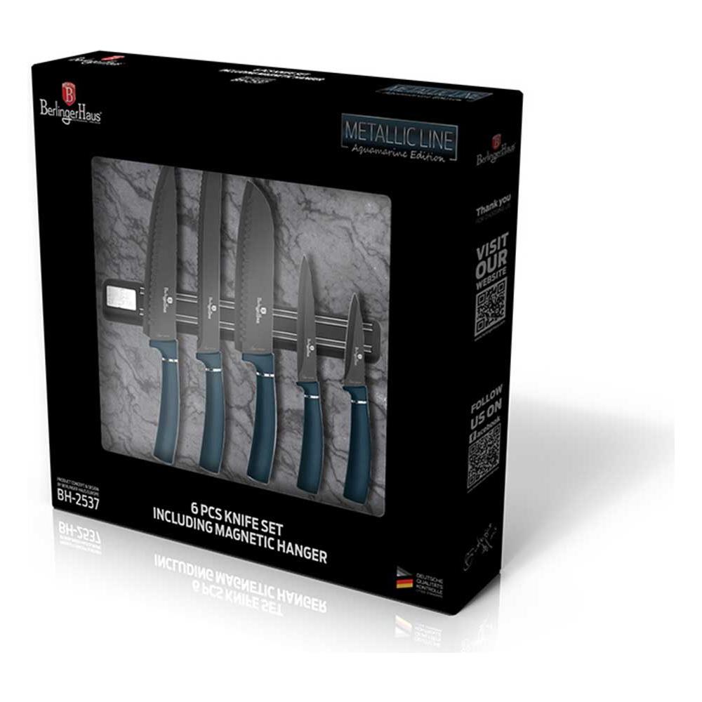 Set Di 5 Coltelli Da Cucina Con Bh-2537 Acquamarina - Foto 2
