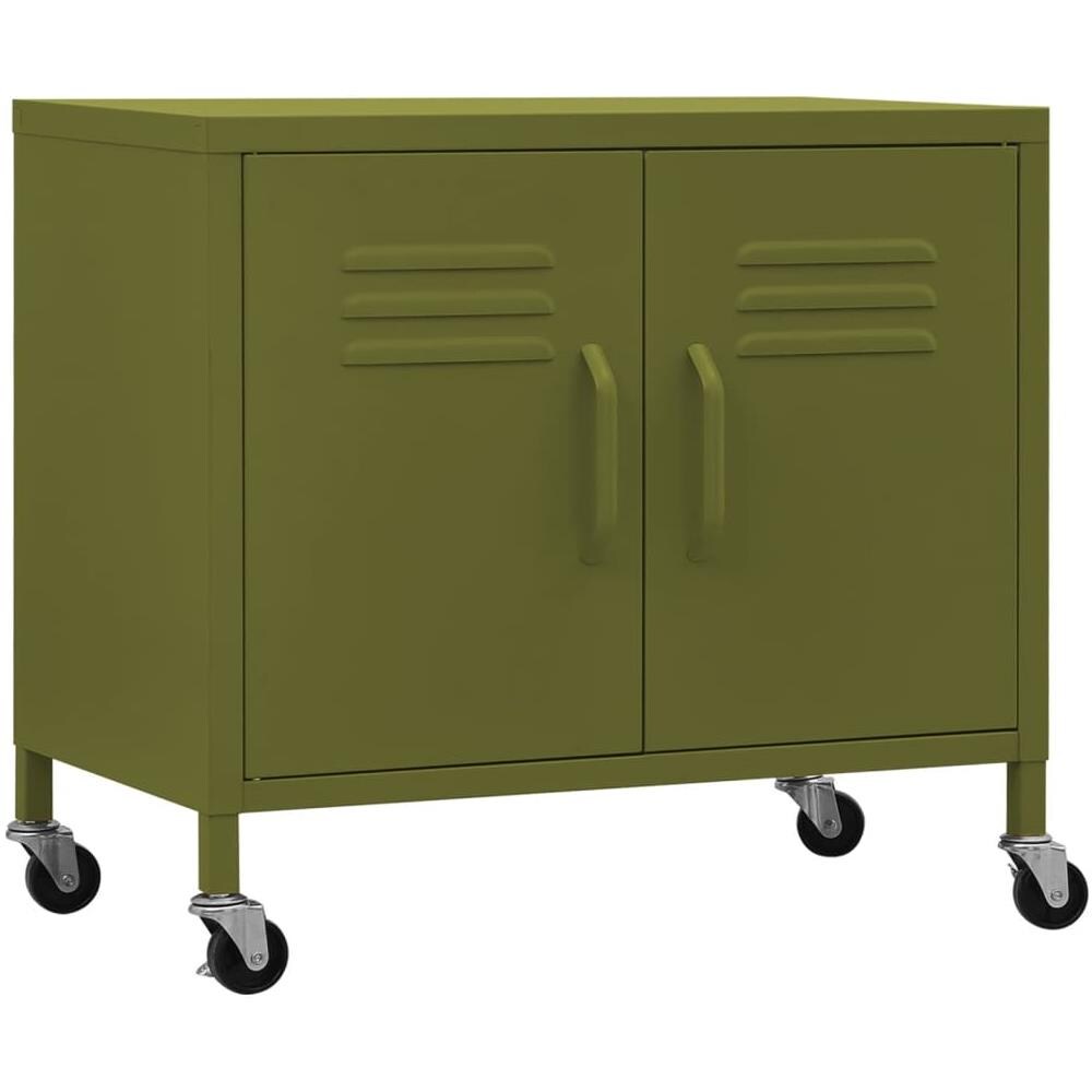 Armadietto Verde Oliva 60x35x49 Cm In Acciaio - Foto 2