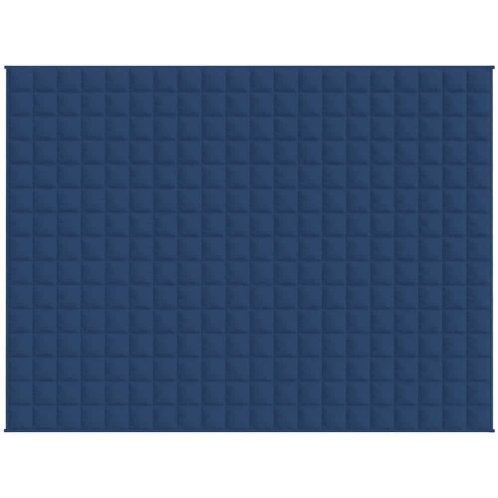 Coperta Ponderata Blu 152x203 Cm 11 Kg Tessuto - Foto 2