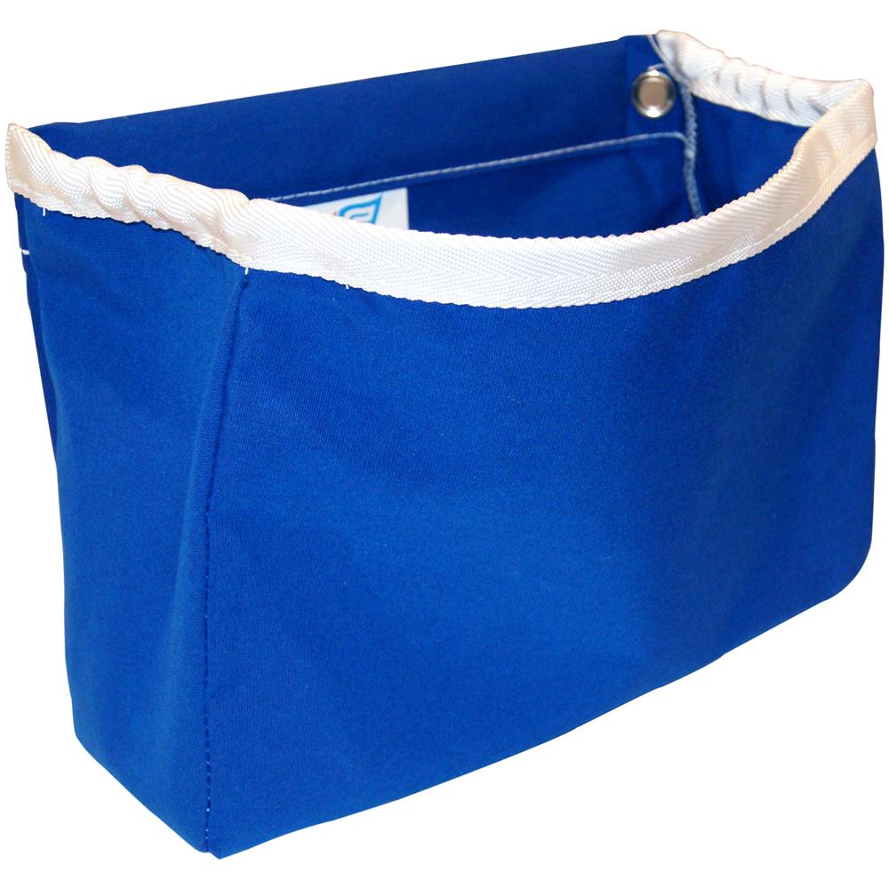 Tasca Porta Cime / Porta Oggetti In Dralon Blu Royal Con Occhielli Di Fissaggio E Fondo Con Rete Per Drenaggio Acqua - Foto 1