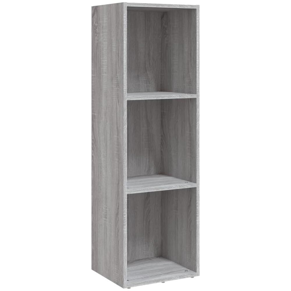 Libreria /mobile Tv Grigio Sonoma 36x30x114 Cm Legno Multistrato - Foto 2