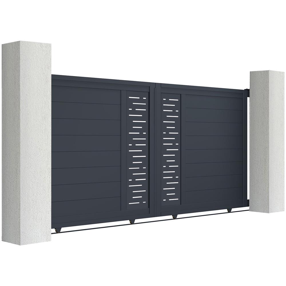 Cancello Scorrevole In Alluminio Arlberg 300c140 3m - Foto 2