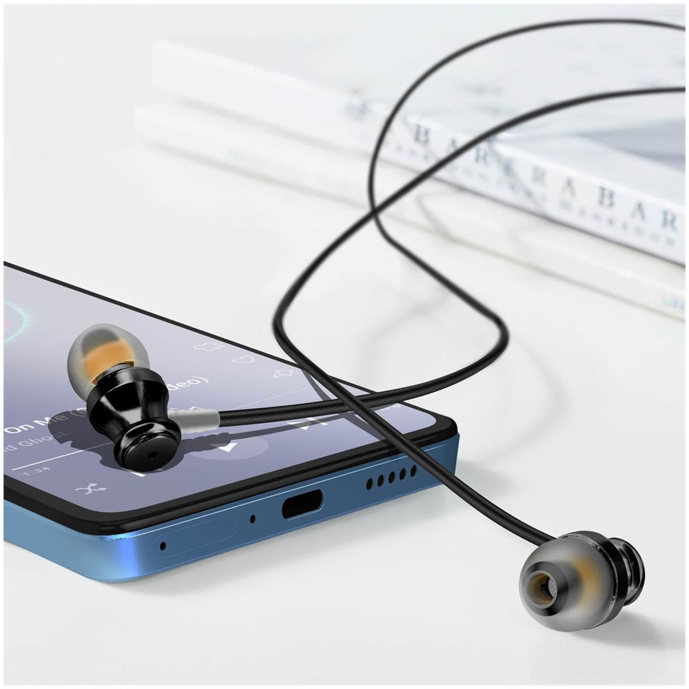 Auricolari Cablati Usb-c In-ear Microfono E Tasti Nero - Foto 2