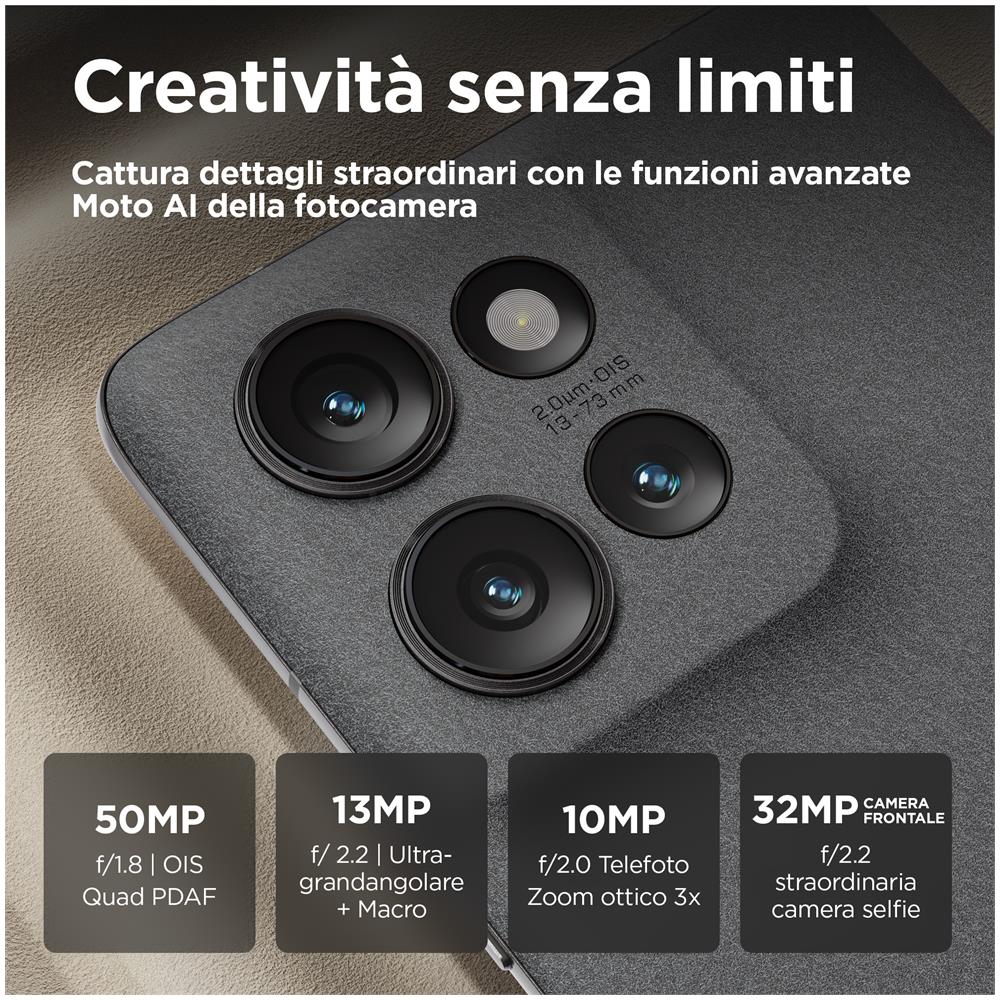 Edge 50 5G 512GB 12GB Ram Display 6.67" Doppia SIM Android 14 USB tipo-C 5000 mAh Koala Grey - Foto 10