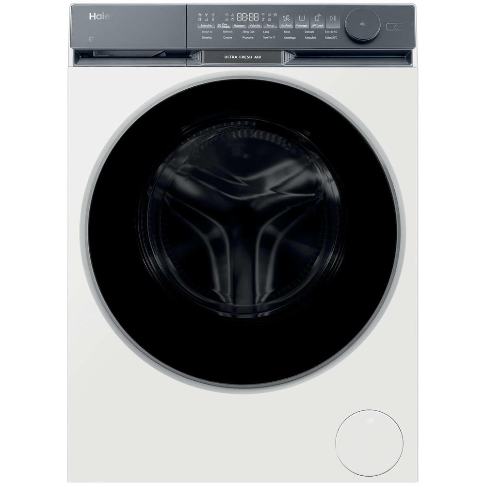 X Series 9, Lavatrice Carica Frontale 13 KG, 40% più efficente della classe A, 1400 giri, Bianco, Direct Motion, Vapore, Wi-Fi, Smart AI, Scruscotto Anti-impronta, Ultrafresch Air, HW130-B14387U-IT - Foto 1