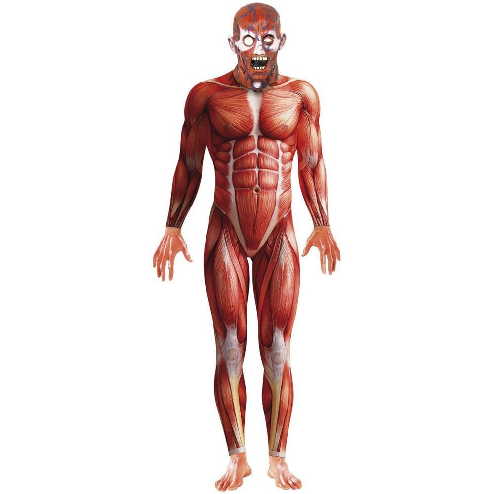 Costume Anatomia Umana Per Adulti Halloween Medium - Foto 2