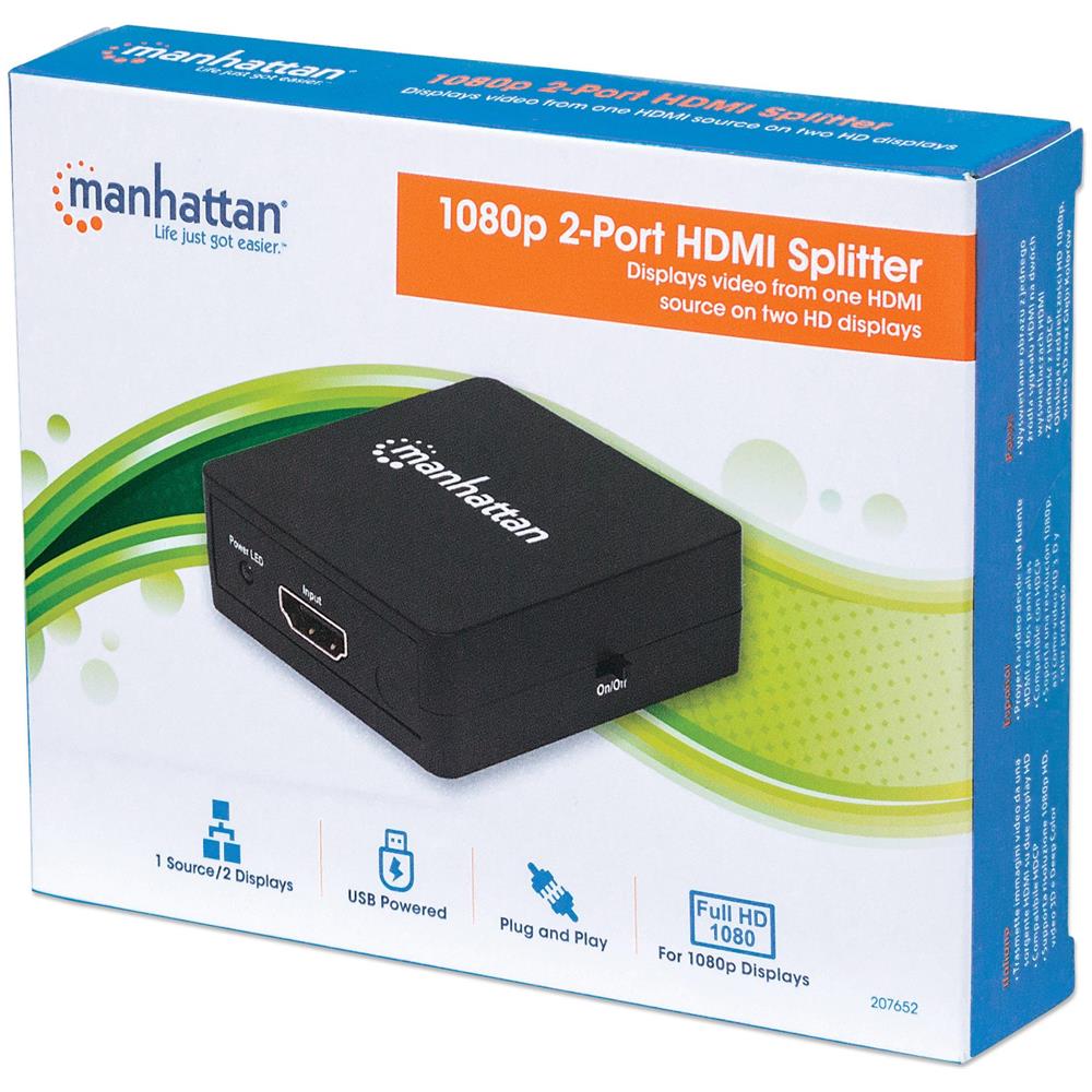 IDATA HDMI-213C - Splitter HDMI 2 porte 1080p - Foto 2