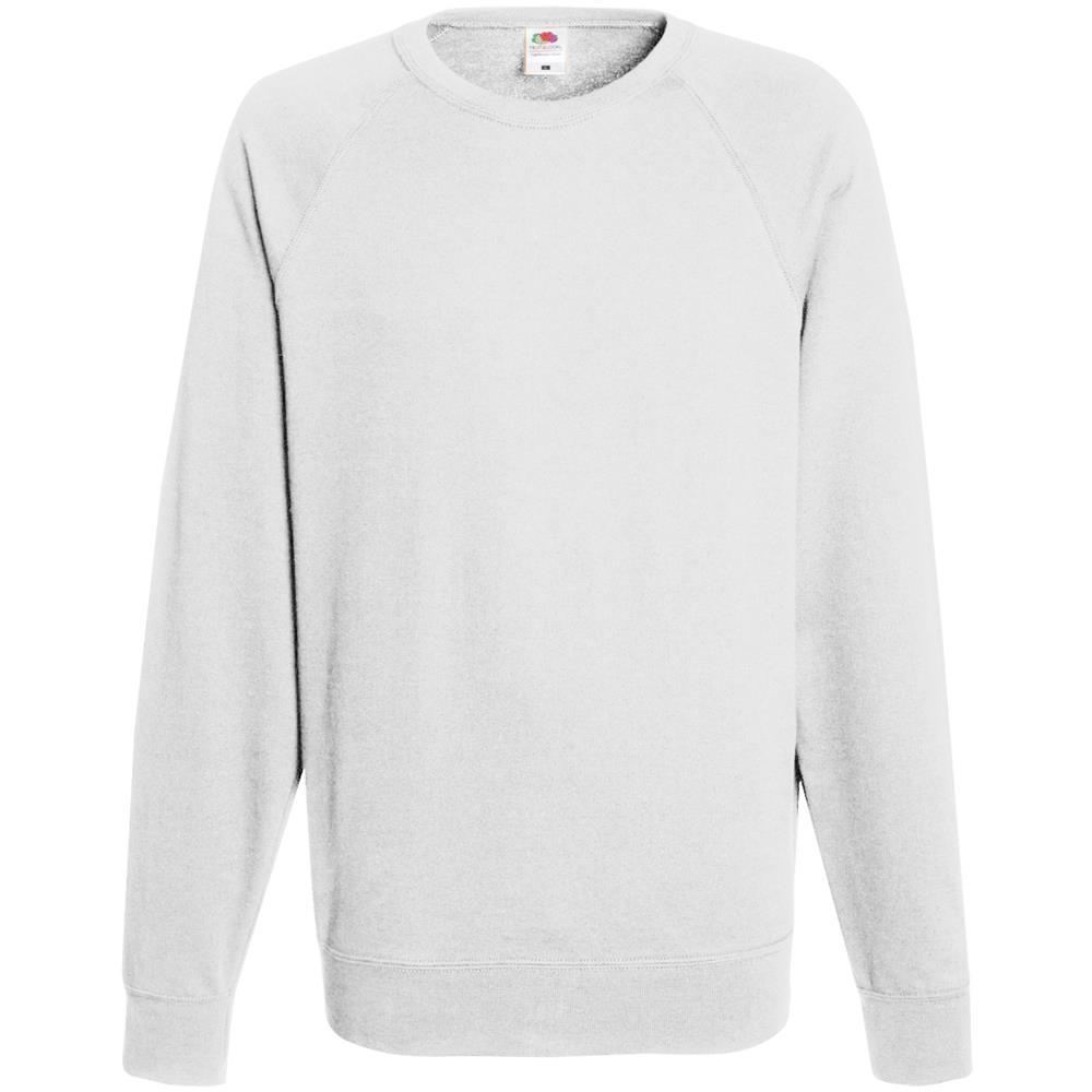 Felpa Leggera Maniche Raglan 240g / mq Uomo (xxl) (bianco)  - Foto 1