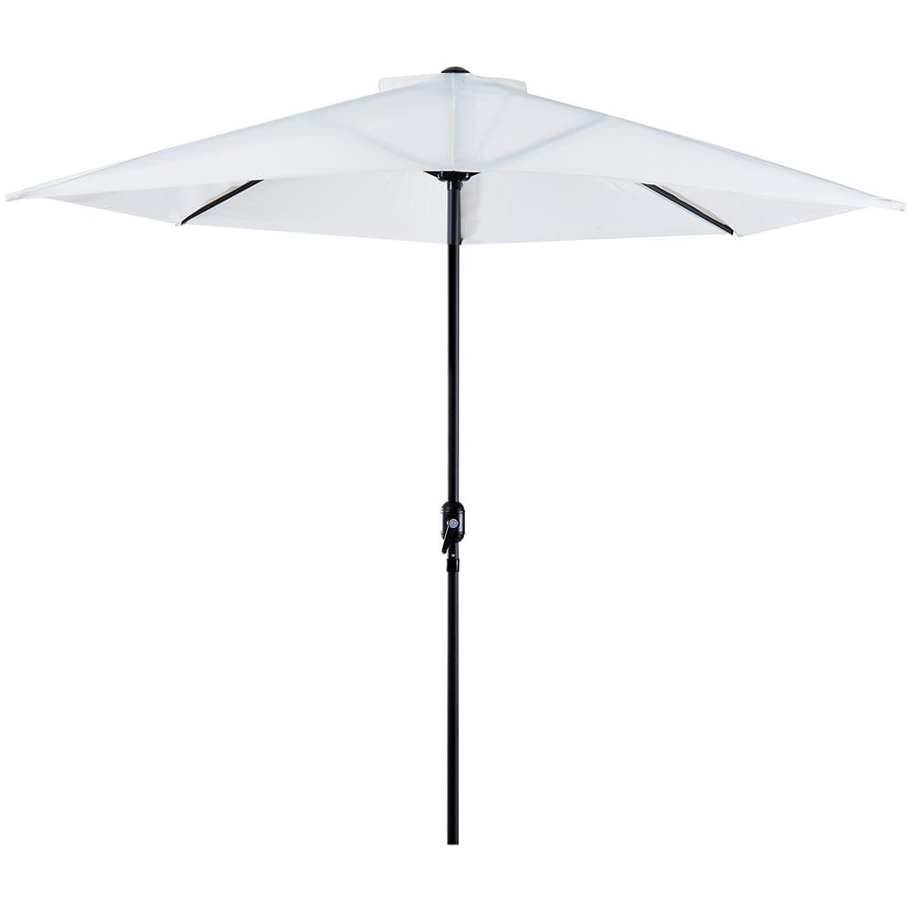 Ombrellone Da Giardino Impermeabile Protezione Uv Bianco - Foto 1