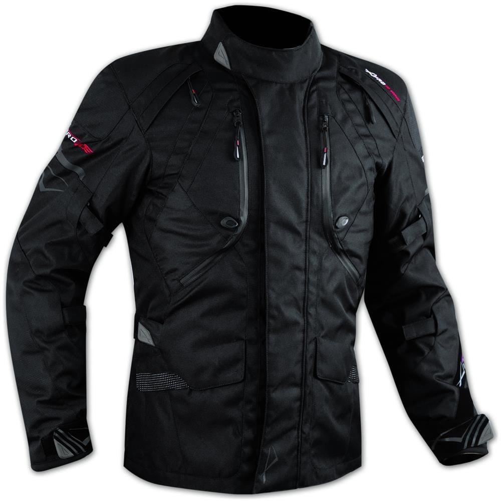 Enduro Giacca Moto Turismo Touring Cordura Impermeabile 4 Stagioni Nero M - Foto 2