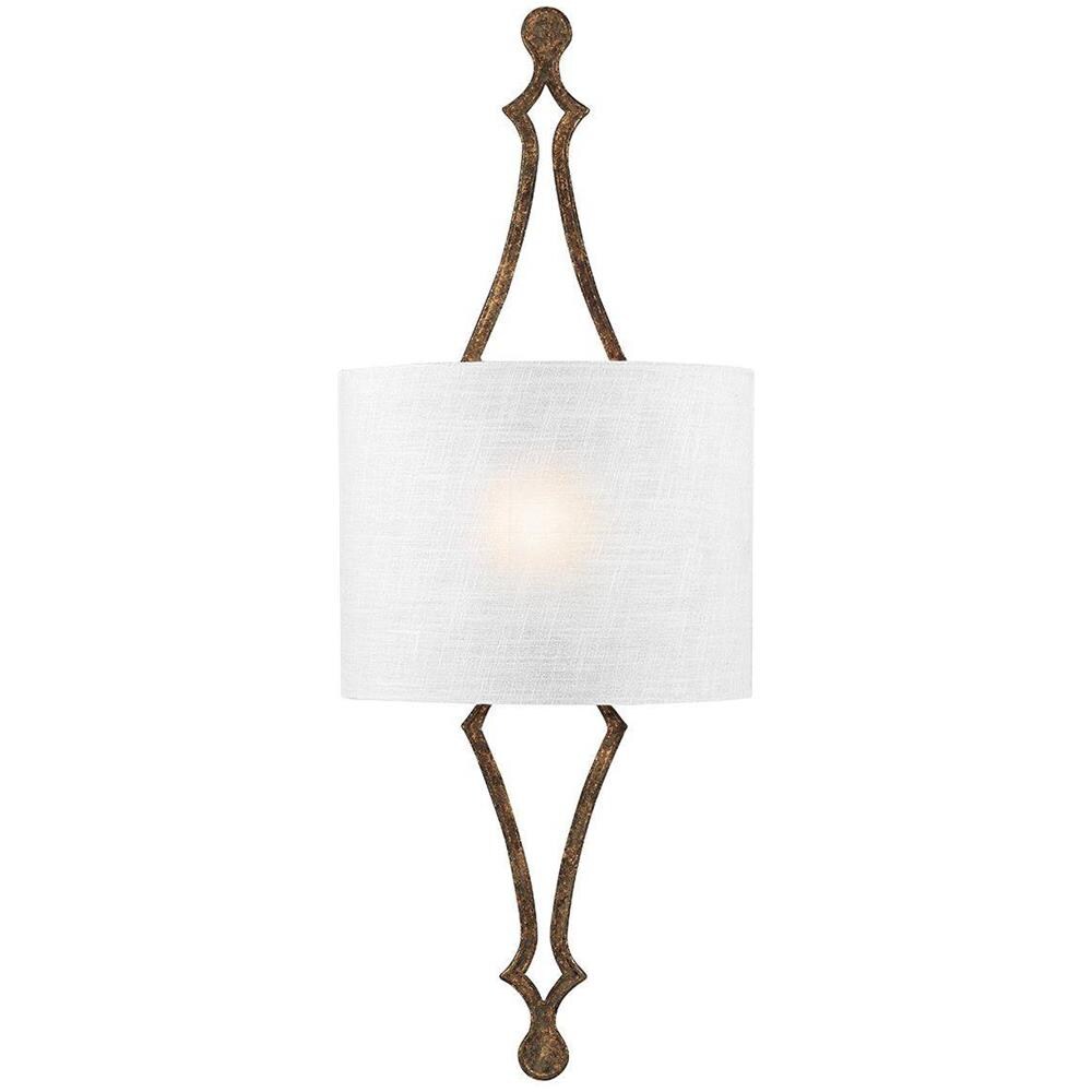 Applique Da Interno 1 Luce Foglia Oro, E27 - Foto 1