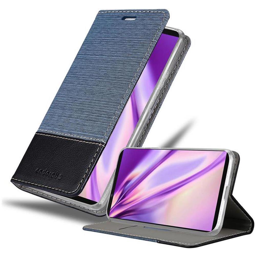 Custodia Compatibile Con Sony Xperia 1 Ii (2. Version) In Blu Scuro Nero - Coperchio Protettiva Con Chiusura Magnetica, Funzione Stand E Tasca Per Le Carte - Foto 1
