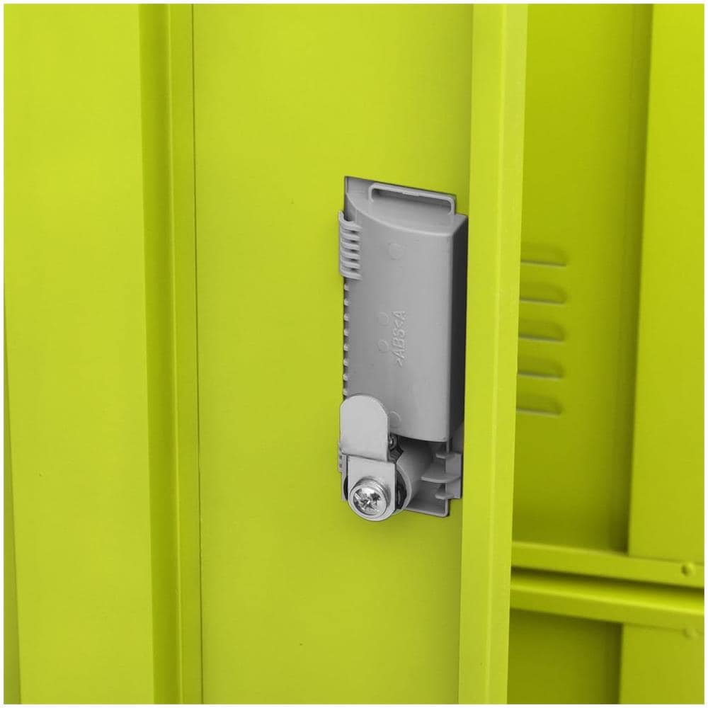 Armadietti Chiavi 2pz Grigio Chiaro Verde 90x45x92,5cm Acciaio - Foto 2