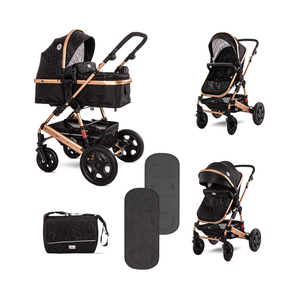 Passeggino Pieghevole Con Seduta Reversibile - Grigio, Capottina Regolabile, Cestino, Cintura 5 Punti, Per 0-36 Mesi - Foto 4