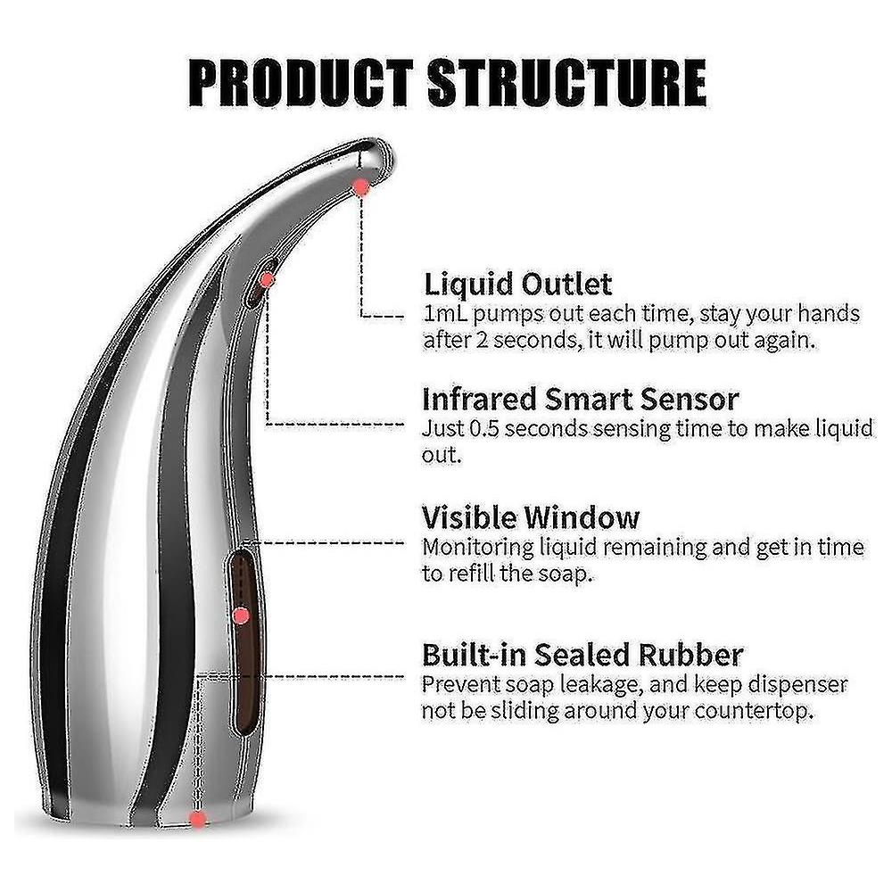 SLD Distributori Di Lozione In Sapone Da Bagno Distributore Di Sapone Automatico RE11136