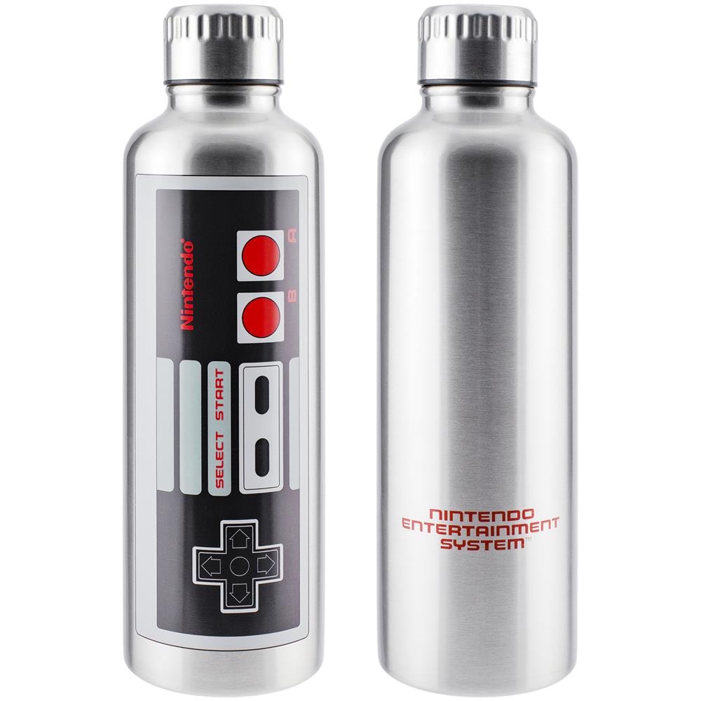 Borraccia In Metallo Nes Nintendo - 500 Ml - Termica A Doppia Parete In Acciaio - Paladone Products - Foto 6