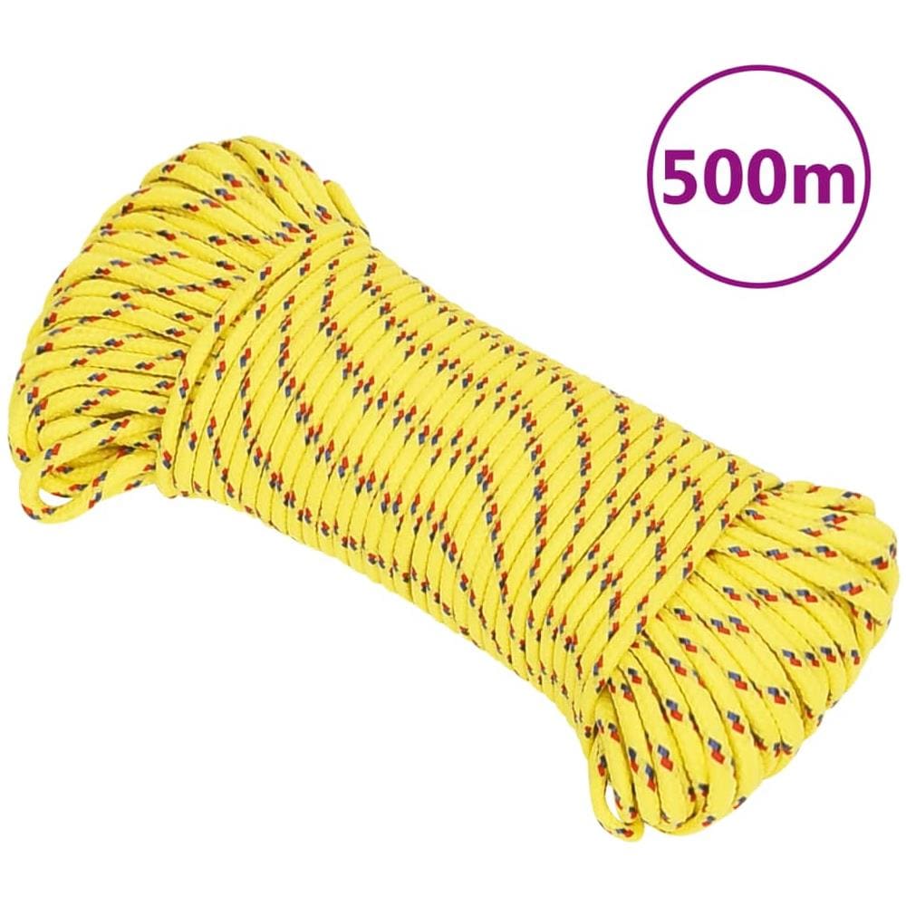 Corda Nautica Gialla 3 Mm 500 M In Polipropilene - Foto 1