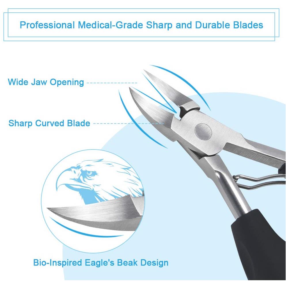 Tagliaunghie Per Unghie Dei Piedi Spesse / Incarnite - Foto 2