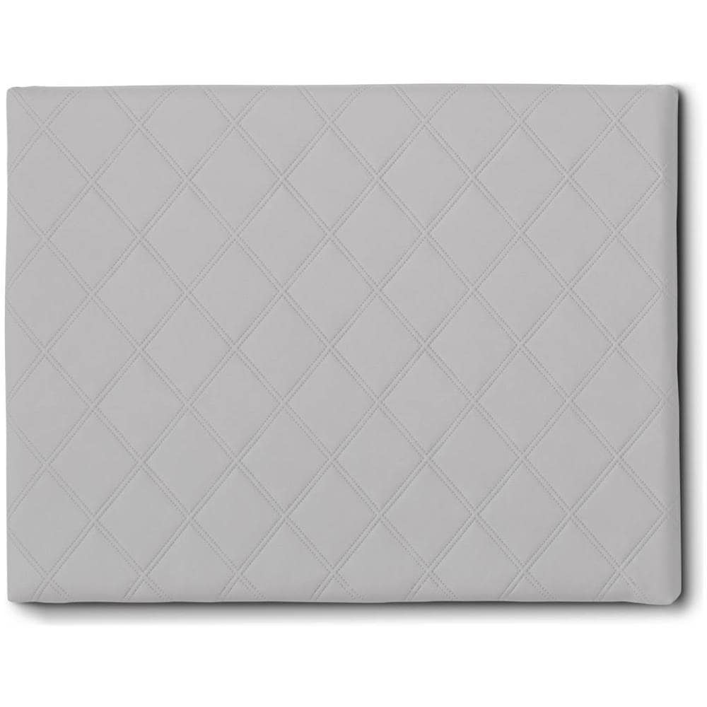 Letto Singolo Cleziana, Testata In Ecopelle A Muro, 100% Made In Italy, Adatta A Letto Singolo, Cm 90x60, Bianco - Foto 1