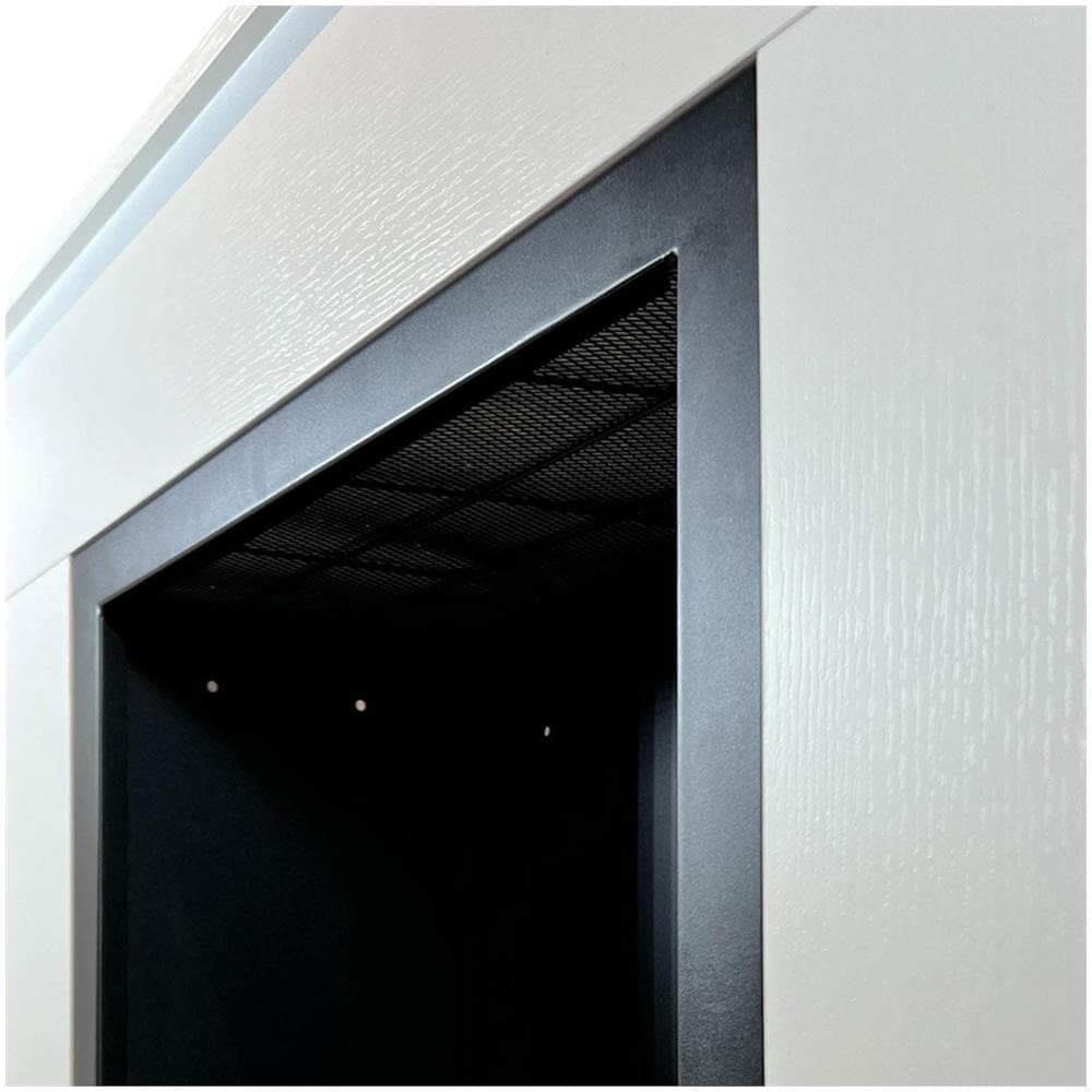 Camino A Bioetanolo Da Terra In Legno Bianco Michelangelo 96x36x90h - Foto 2