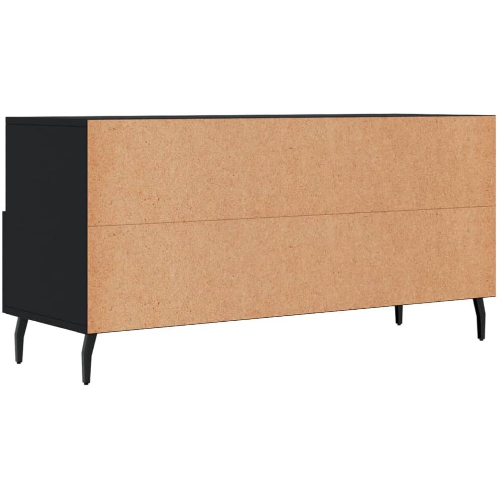 Mobile Porta Tv Nero 102x36x50 Cm In Legno Multistrato - Foto 8