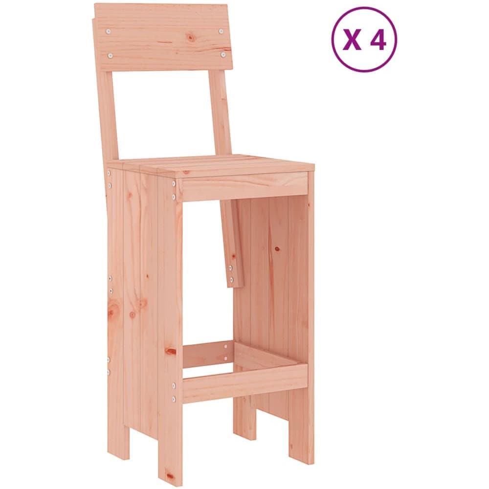Set Da Bar Da Giardino 5 Pz In Legno Massello Di Douglas - Foto 3
