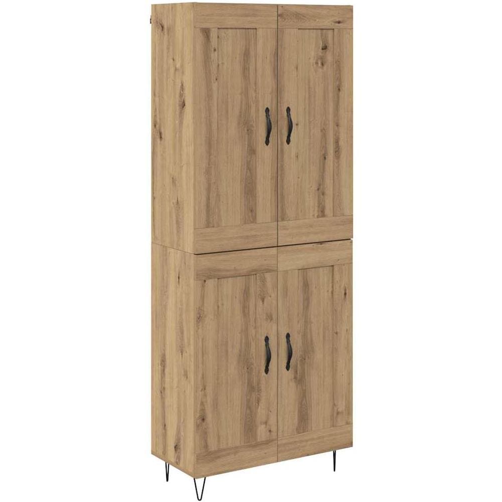 Credenza Rovere artigianale 69,5 x 34 x 180 cm - Foto 1