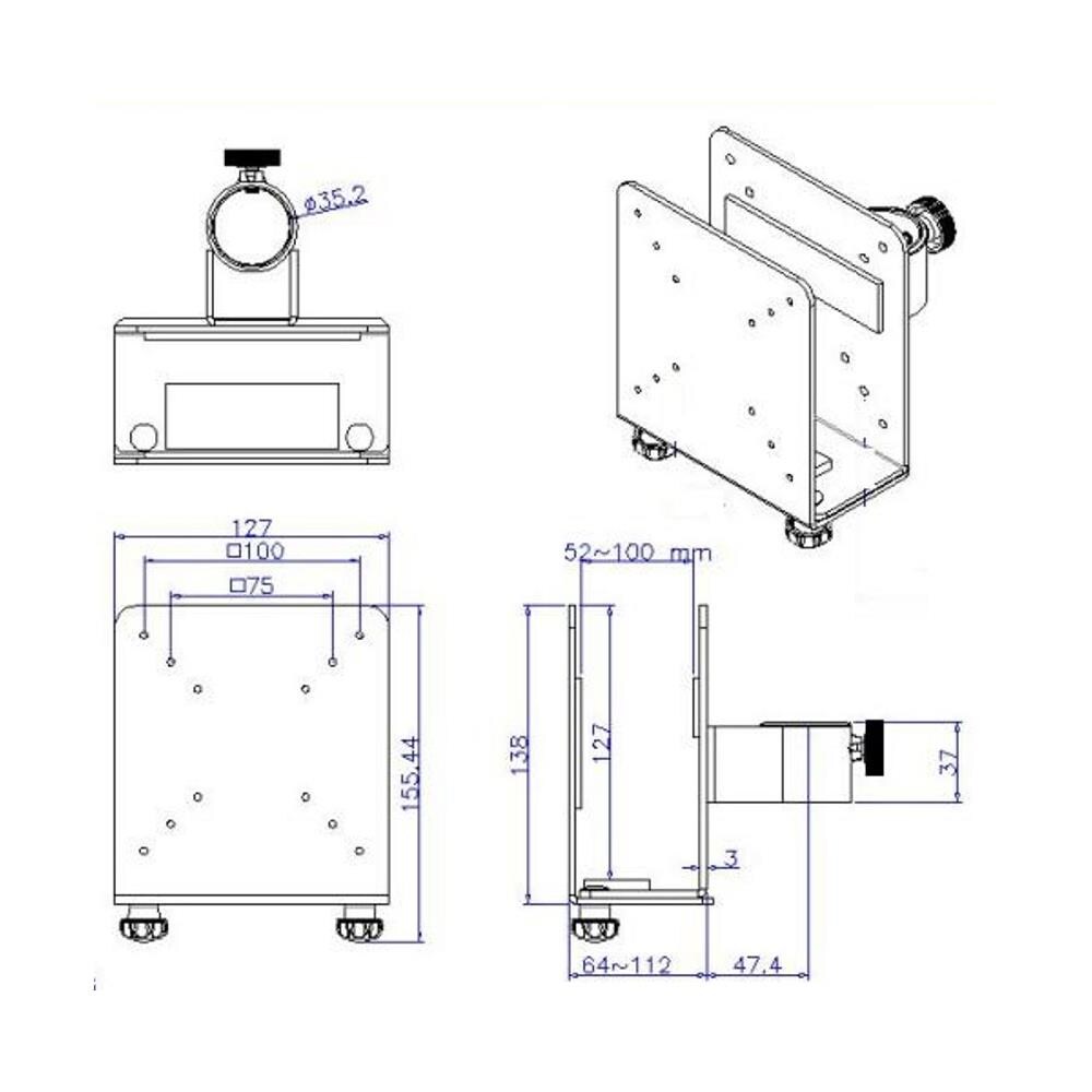 Supporto THINCLIENT-10 per PC - Foto 7