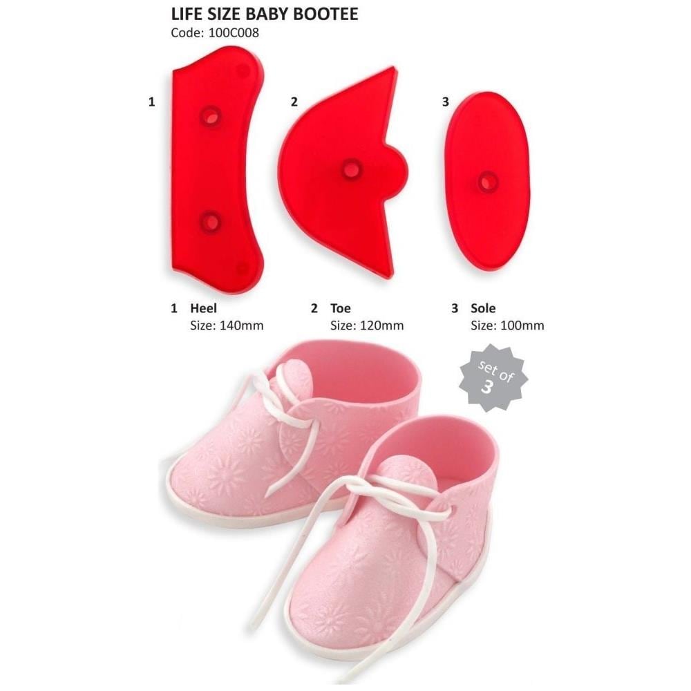 Set 3 Tagliapasta Scarpetta Con Lacci In Pasta Di Zucchero - Foto 2