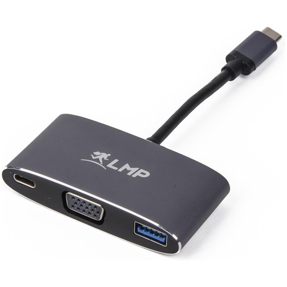 Cavo Adattatore Multiporta USB Type-C / VGA / USB 3.0 Colore Grigio - Foto 2