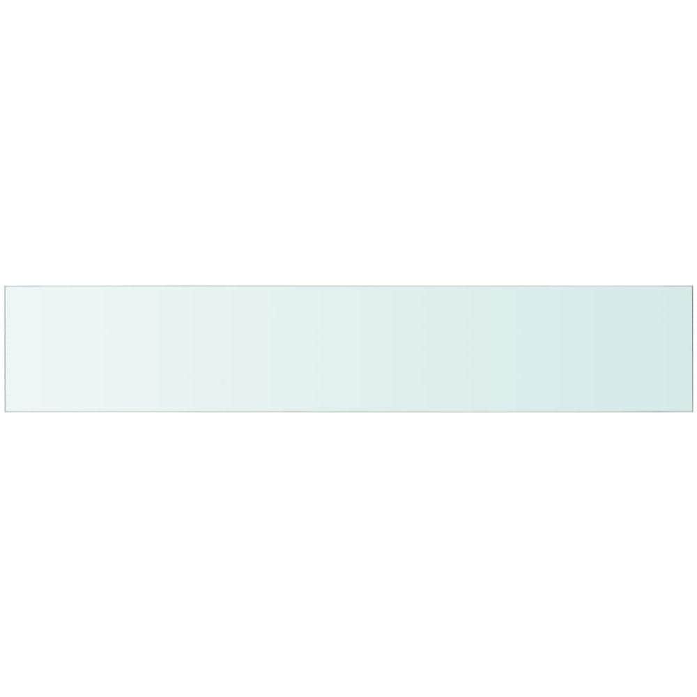 Mensole In Vetro Trasparente 2 Pz 110x20 Cm - Foto 3