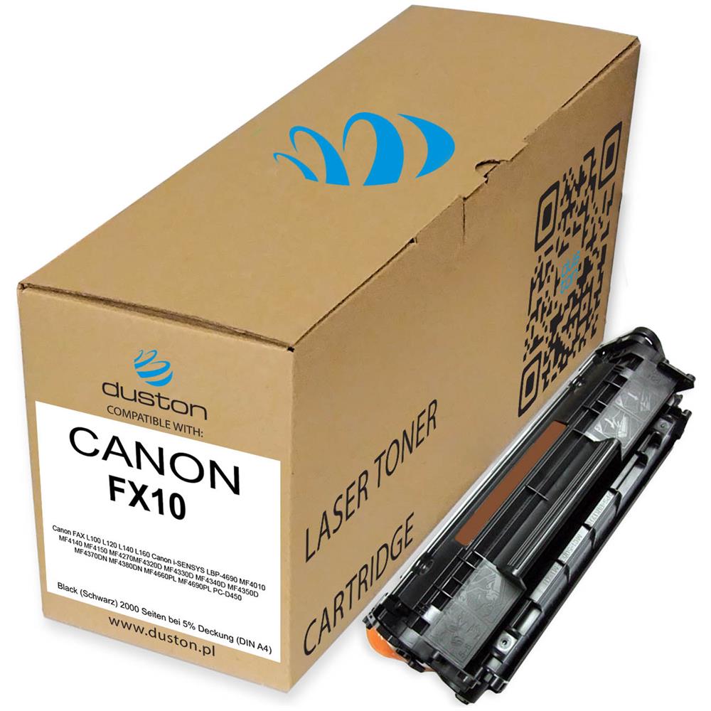 TONER - 2x Fx10, 0263b002 Negro Compatible Con Canon Fax L100 L120 L140 L160 Lbp-4690 Mf4010 Mf4140 Mf4150 Mf4270mf4320d Mf4330d Mf4340d Mf4350d Mf4370dn Mf4380dn Mf4660pl Mf4690pl Pc-d450 - Foto 2