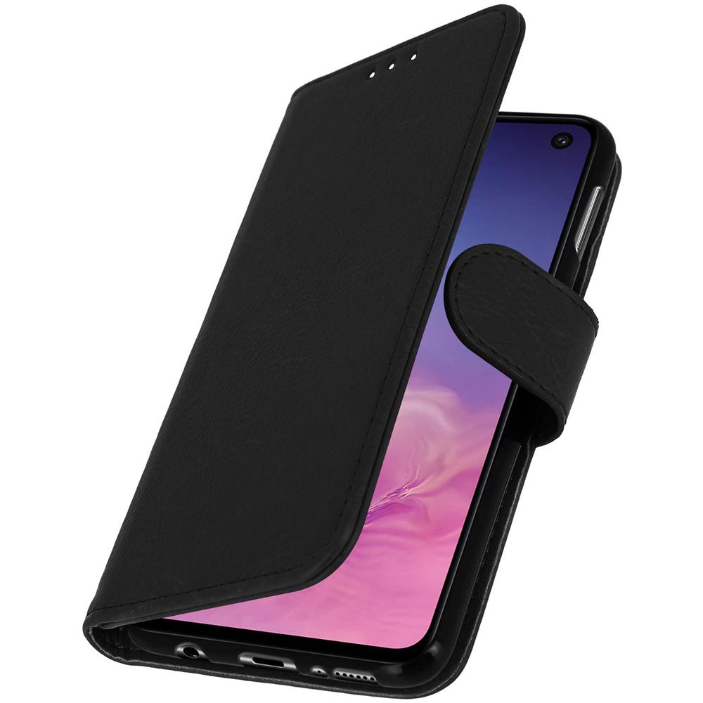 Custodia Samsung Galaxy S10e Portacarte Funzione Supporto Cover Silicone Nero - Foto 2