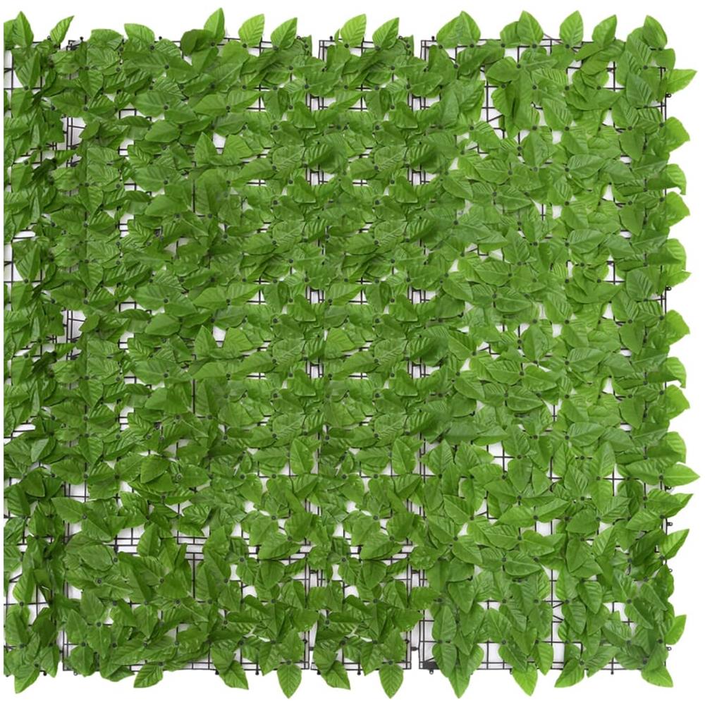 Paravento da Balcone con Foglie Verdi 300x150 cm - Foto 3