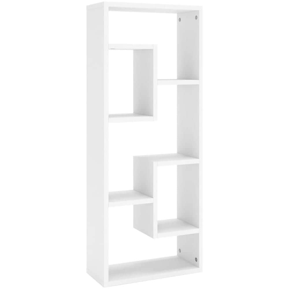 Scaffale a Parete Bianco 36x16x90 cm in Legno Multistrato - Foto 1