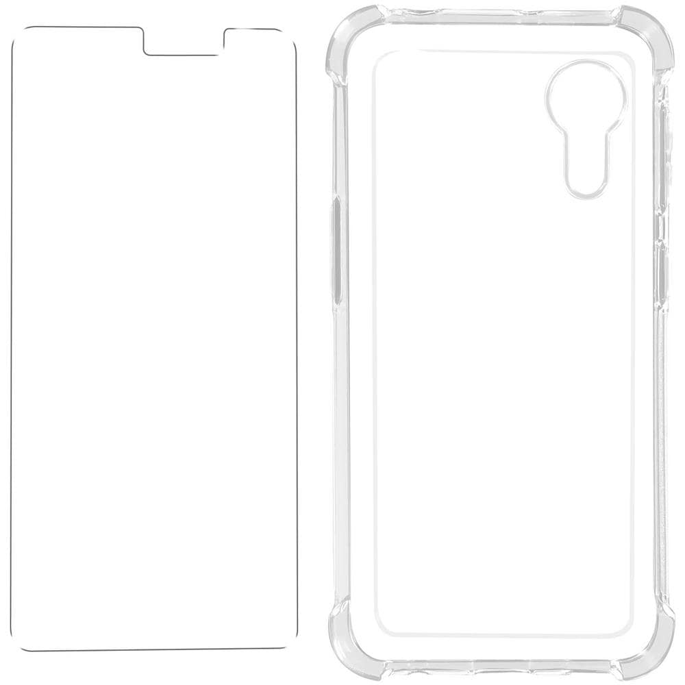 Kit Protezione Samsung Xcover 5 Cover Flessibile + Vetro Temperato Trasparente - Foto 1