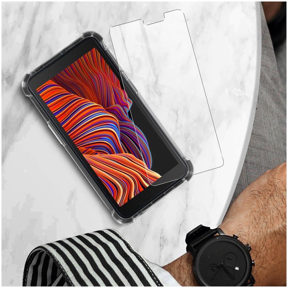 Kit Protezione Samsung Xcover 5 Cover Flessibile + Vetro Temperato Trasparente - Foto 5
