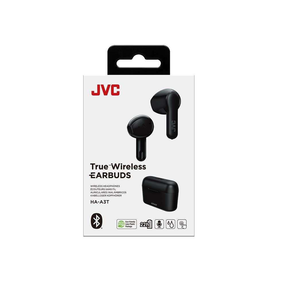 Auricolari HA-A3T Wireless Bluetooth 5.1 IPX4 Autonomia 22 Ore Custodia di Ricarica Colore Nero - Foto 4