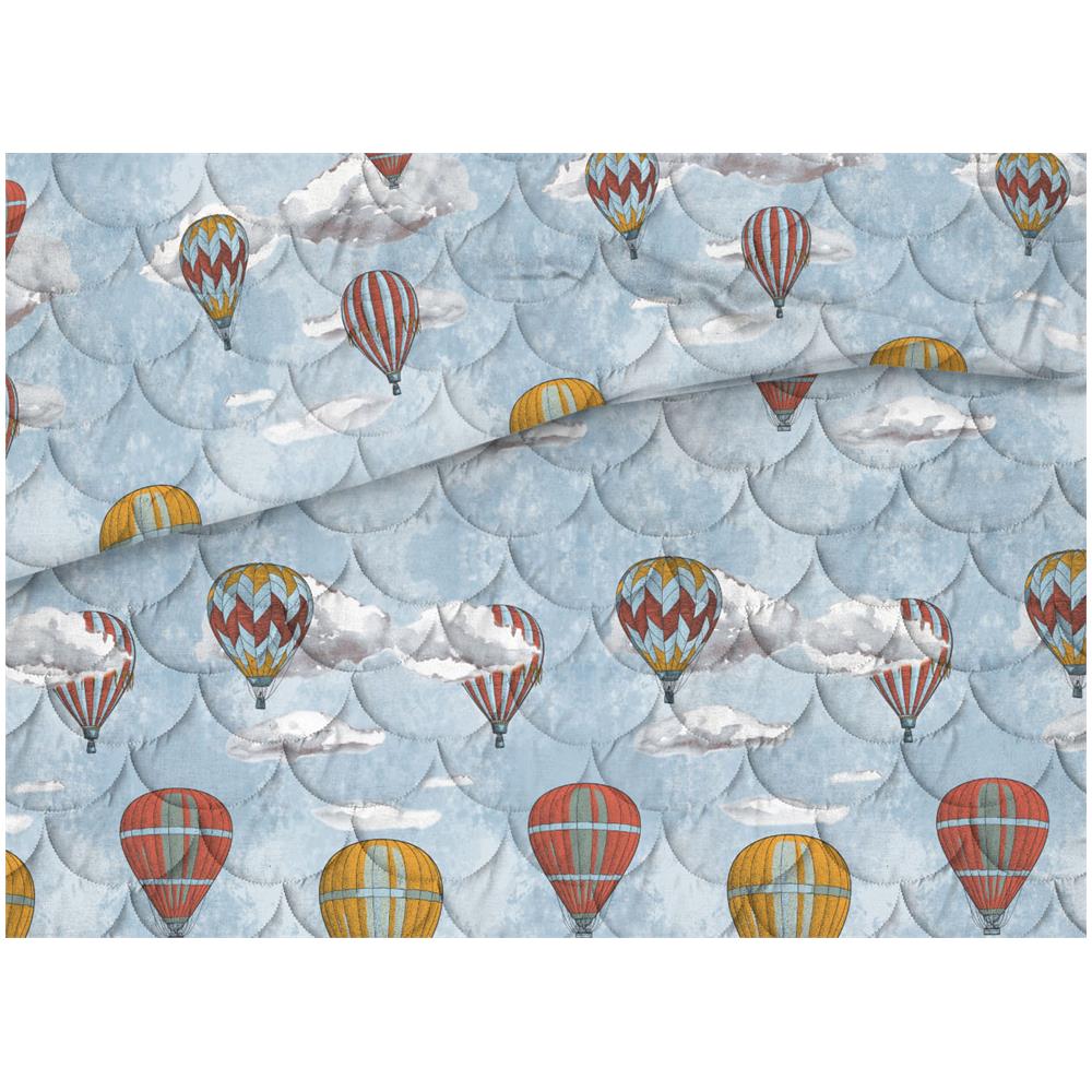 Trapuntino Piumino Estivo 100gr Linea Pensieri Delicati Disegno Volare Singolo Arancio - Foto 2