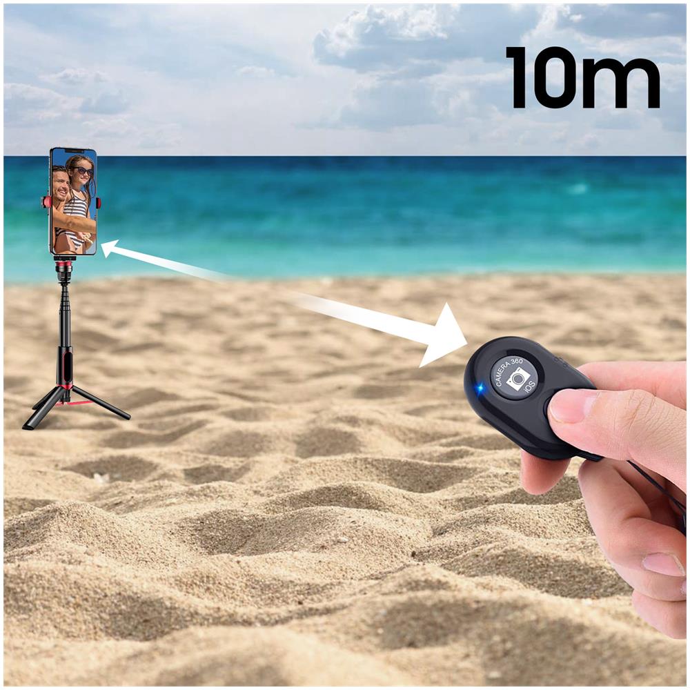 Telecomando Bluetooth Smartphone Attivatore Foto A Distanza Design Compatto - Foto 2