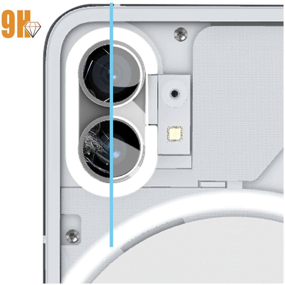 Pellicola Fotocamera Nothing Phone 1, Vetro Temperato 9h Trasparente - Foto 5