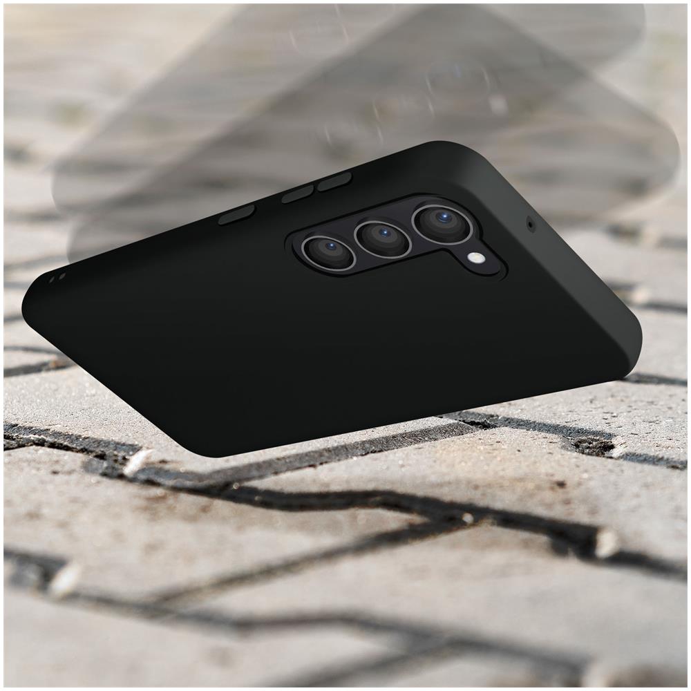 Cover Per Samsung S23 Plus Flessibile Opaca Anticaduta 1,25 M Matt Case Nera - Foto 5