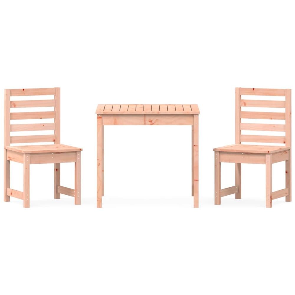 Set Bistrot Da Giardino 3 Pz In Legno Massello Di Douglas - Foto 2