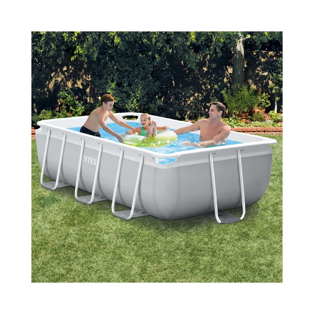 26784 piscina fuori terra Piscina con bordi Piscina rettangolare 3539 L Grigio - Foto 2